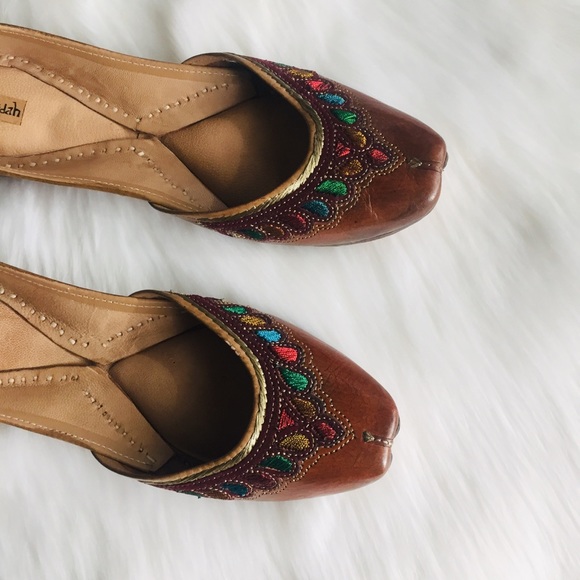 Handmade leather flats - Picture 2 of 7